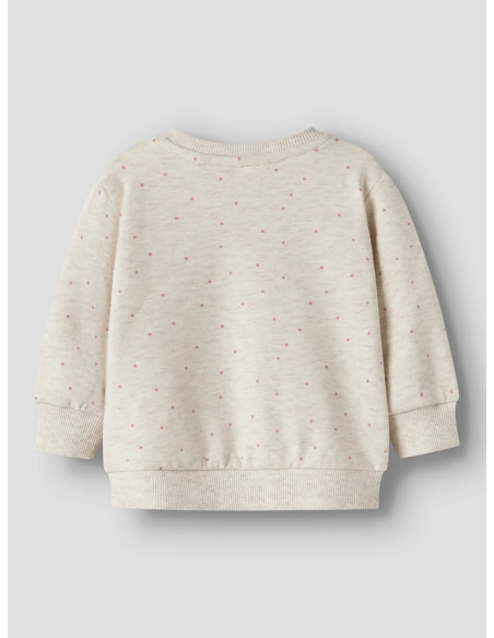 SUDADERA BEIG FLOR