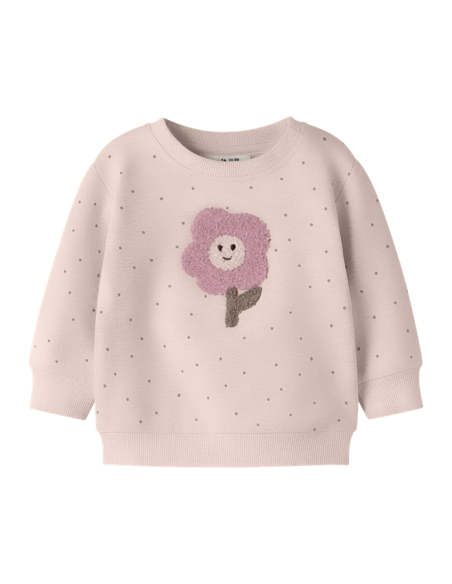 SUDADERA ROSA FLOR
