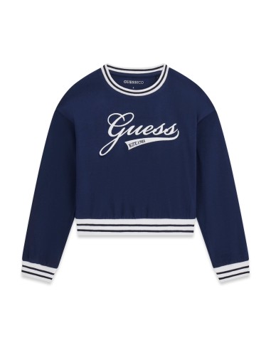 SUDADERA MARINO/LOGO BLANCO 
