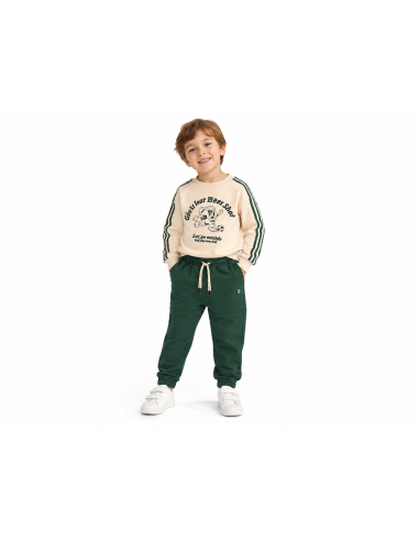 JOGGER VERDE PERCHADO