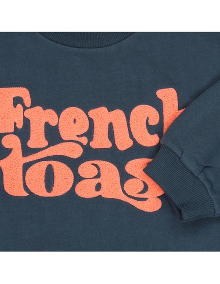 SUDADERA AZULON/CORAL FRENCH