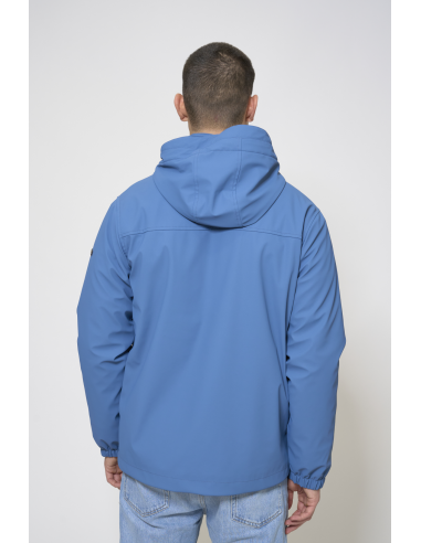 CHUBASQUERO AZUL FORRO POLAR 