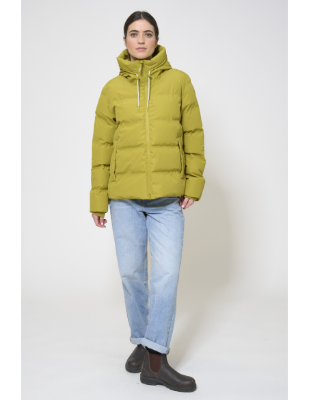 CHAQUETA IMPERMEABLE PUFFY PISTACHO 