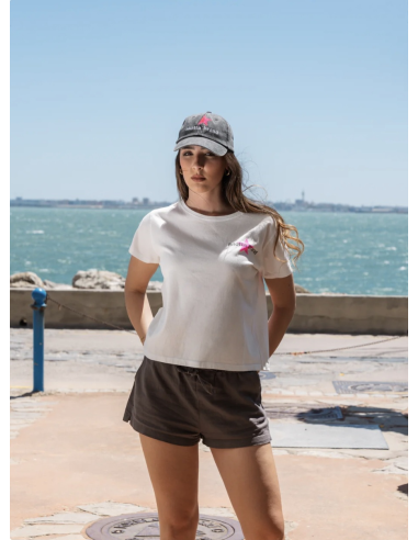 CAMISETA MUSIC BLANCA/FLUOR