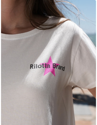 CAMISETA MUSIC BLANCA/FLUOR