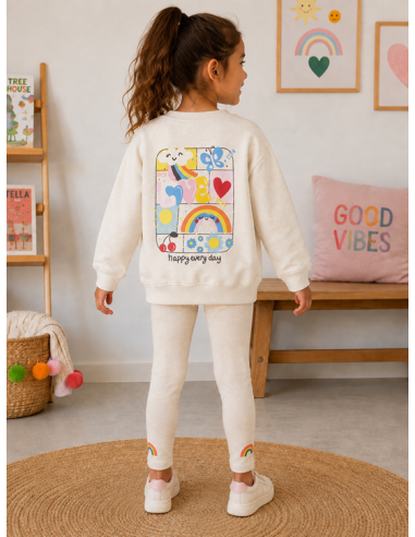 LEGGING BEIG ARCO IRIS