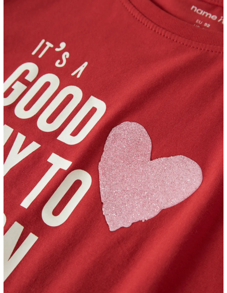 CAMISETA ROJA CORAZON