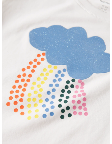 CAMISETA BLANCA NUVE