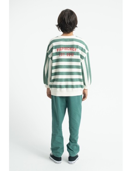 PANTALON RAYAS VERDE/AZUL