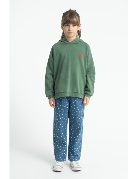 SUDADERA VERDE MANZANA