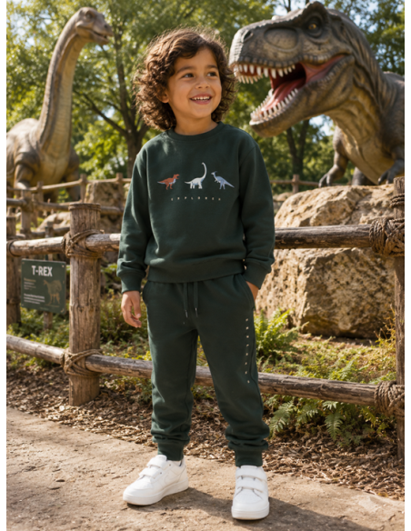 SUDADERA+JOGGER DINOSAURIOS