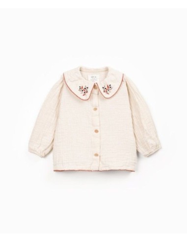 CAMISA CRUDA BORDADOS
