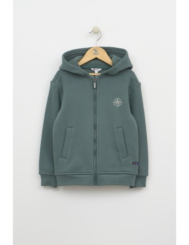 SUDADERA CAPUCHA-CREMALLERA 