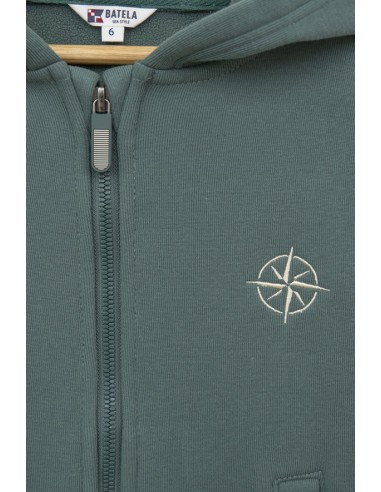 SUDADERA CAPUCHA-CREMALLERA 