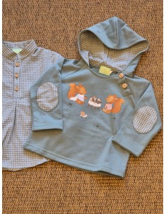 SUDADERA RADILLA+CAMISA VICHY 2