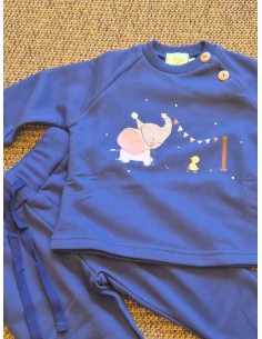 SUDADERA+PANTALON AZUL ELEFANTE