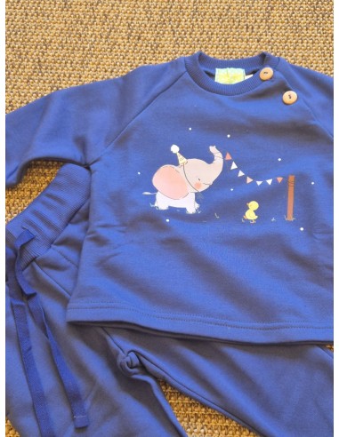 SUDADERA+PANTALON AZUL ELEFANTE