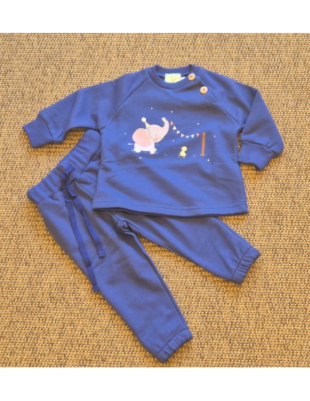 SUDADERA+PANTALON AZUL ELEFANTE