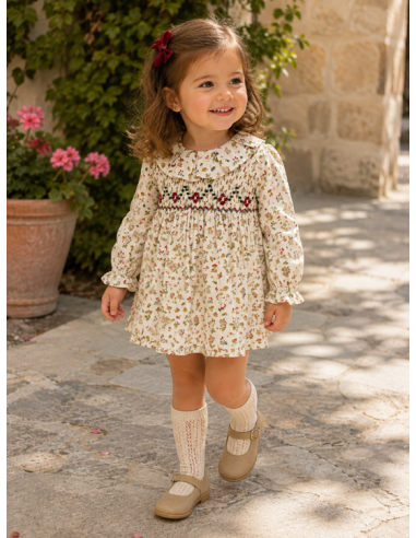 JESUSITO PUNTO SMOCK ROJO/VERDE