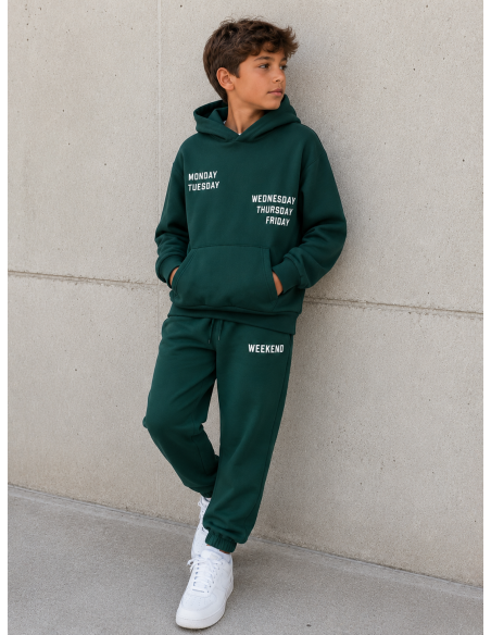 SUDADERA VERDE MONDAY