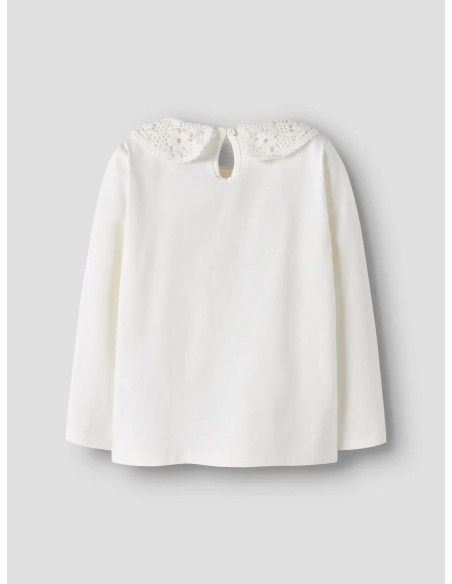 CAMISETA  CRUDA CUELLO CROCHET