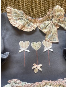 SUDADERA PIRULETAS+RANITA
