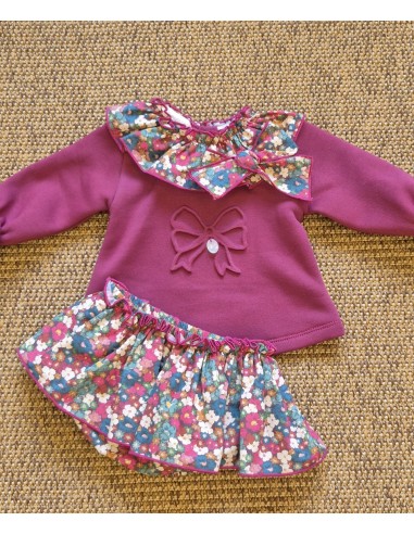 SUDADERA LAZO BORGOÑA+RANITA LIBERTY