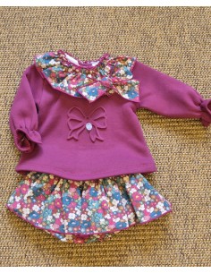 SUDADERA LAZO BORGOÑA+RANITA LIBERTY
