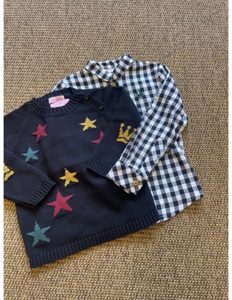 JERSEY NEGRO ESTRELLAS