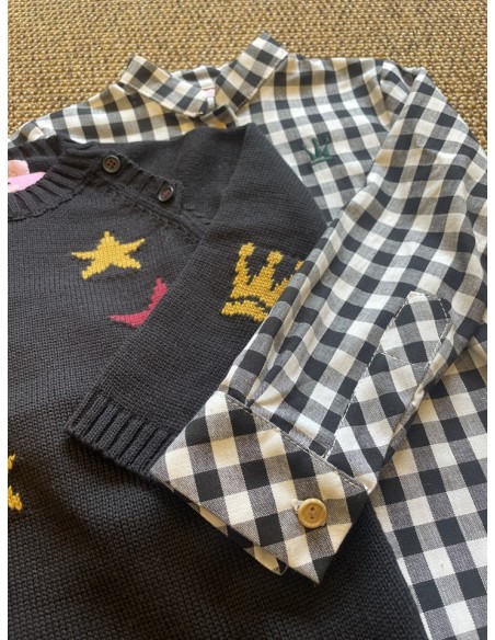 JERSEY NEGRO ESTRELLAS