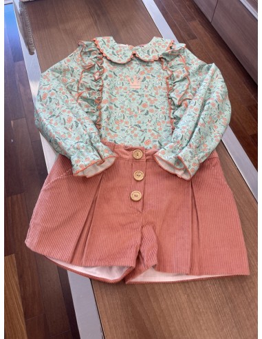 CAMISA+SHORT PAJARITOS