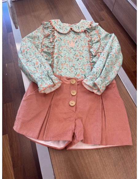 CAMISA+SHORT PAJARITOS