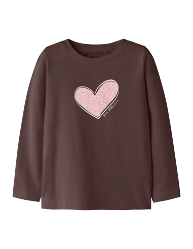 CAMISETA CORAZON ROSA