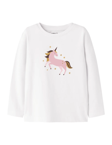 CAMISETA BLANCA UNICORNIO