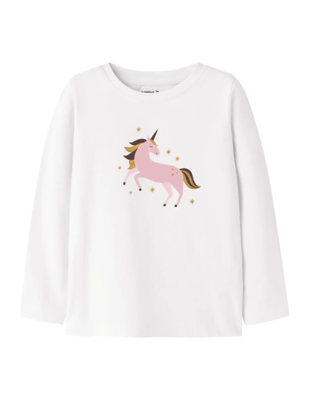 CAMISETA BLANCA UNICORNIO