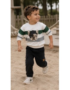 PANTALON CARGO NEGRO 2