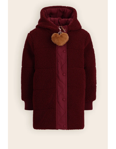 CHAQUETON REVERSIBLE GRANATE
