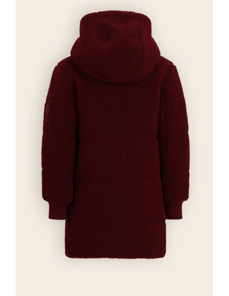 CHAQUETON REVERSIBLE GRANATE