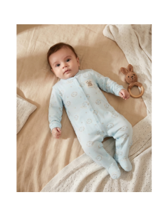 PIJAMA ALGODON DOGGIE CELESTE
