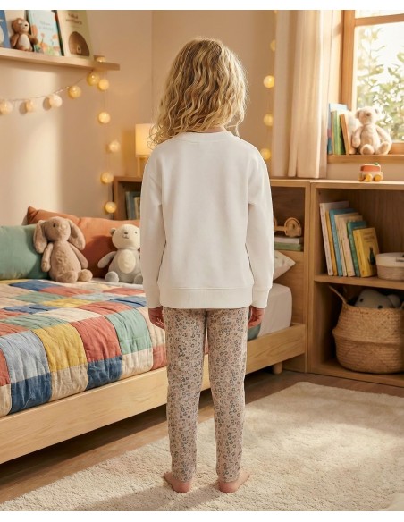 CONJ. SUDADERA CORAZON+LEGGING ESTAMPADO   