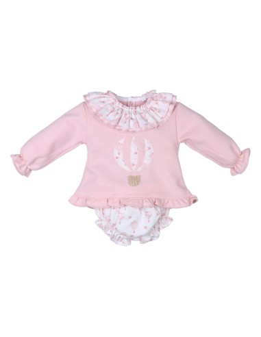 SUDADERA GLOBO ROSA+RANITA GLOBOS