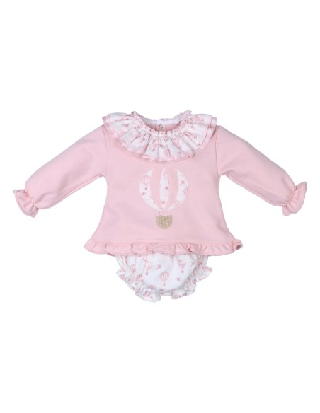 SUDADERA GLOBO ROSA+RANITA GLOBOS