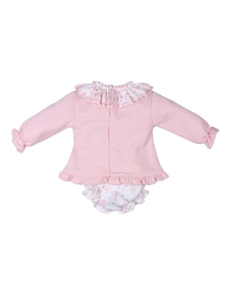 SUDADERA GLOBO ROSA+RANITA GLOBOS