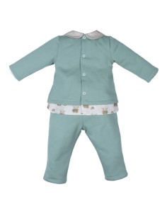SUDADERA+PANTALON VERDE CONEJOS 2