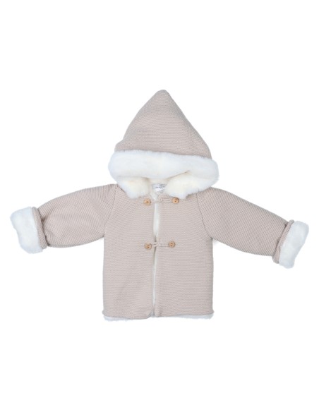 CHAQUETON CAMEL-PELO INTERIOR