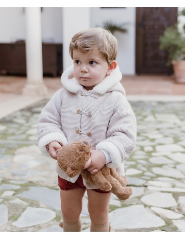 CHAQUETON CAMEL-PELO INTERIOR