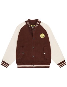 BOMBER MARRON/BEIGE