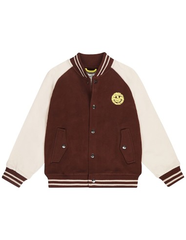 BOMBER MARRON/BEIGE