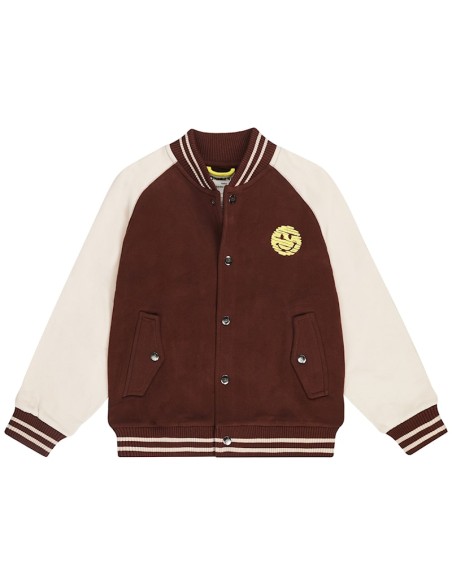 BOMBER MARRON/BEIGE