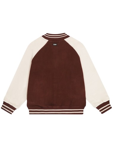 BOMBER MARRON/BEIGE